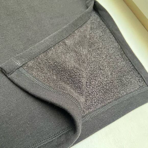 Adam Selman Sport Funnel Neck Oversized Fleece Pullover Sweater Black Medium NEW - Picture 7 of 11